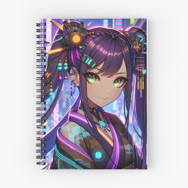 Item preview, Cyberpunk Samurai Maiden designed and sold by The Journey Ain't Mid.