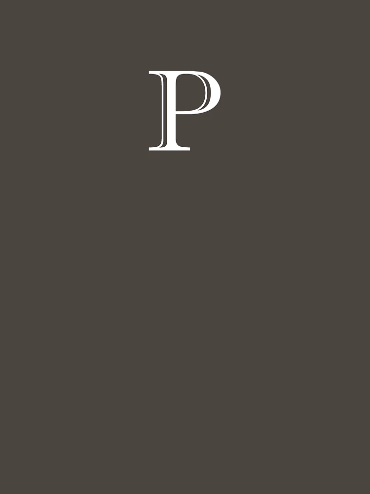 Thumbnail 7 of 7, Classic T-Shirt, P Monogram designed and sold by ShellSticker.