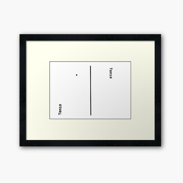 Item preview, visual poetry tennis designed and sold by art-emissa.