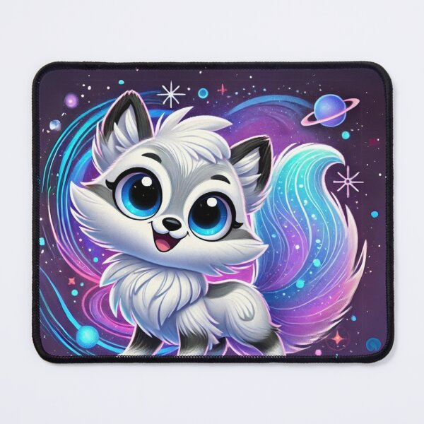 Item preview, Galactic Arctic Fox designed and sold by Sillytoe.