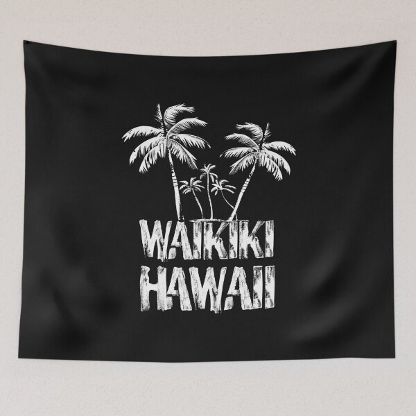 Item preview, A Vintage Travel Illustration of Waikiki - Hawaii  designed and sold by GoodOldVintage.