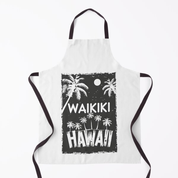 Item preview, A Vintage Travel Illustration of Waikiki - Hawaii  designed and sold by GoodOldVintage.