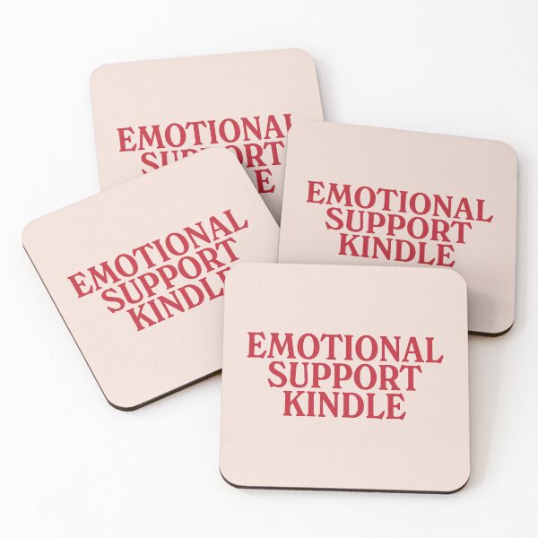 Item preview, Emotional Support Kindle Red designed and sold by FandomPlanet.