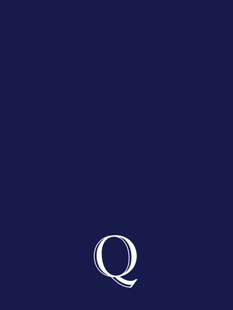 Aperçu 4 sur 4. Coque iPhone avec l'œuvre Monogramme Q créée et vendue par ShellSticker.