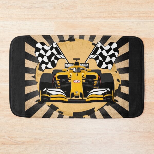 Item preview, Vintage Formula Racing Yellow Car Retro 80s 90s Style designed and sold by Digi-Bay.