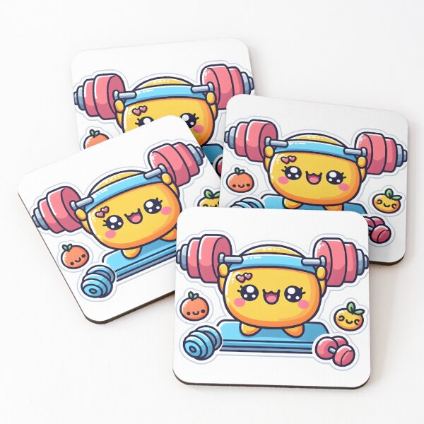 Item preview, Kawaii Cake Gym Rat designed and sold by ArtKae.