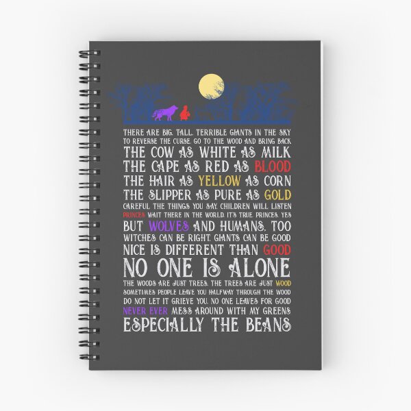 Item preview, Into The Woods Musical Theater Quotes designed and sold by ALyricalMiracle.