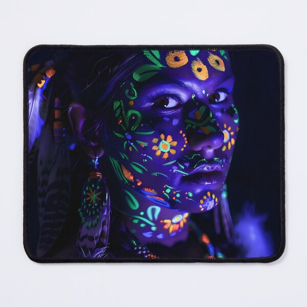 Item preview, Tribal Radiance: Neon Elegance designed and sold by AI-Only Creations.