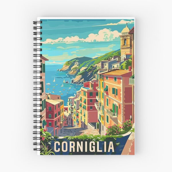 Item preview, Cornglia Travel Poster, Perfect Gift for Travel Enthusiasts, Vintage Style Wall Art, Italy Wall art for home decor, Cornglia print Poster designed and sold by Thegalleryshop1.