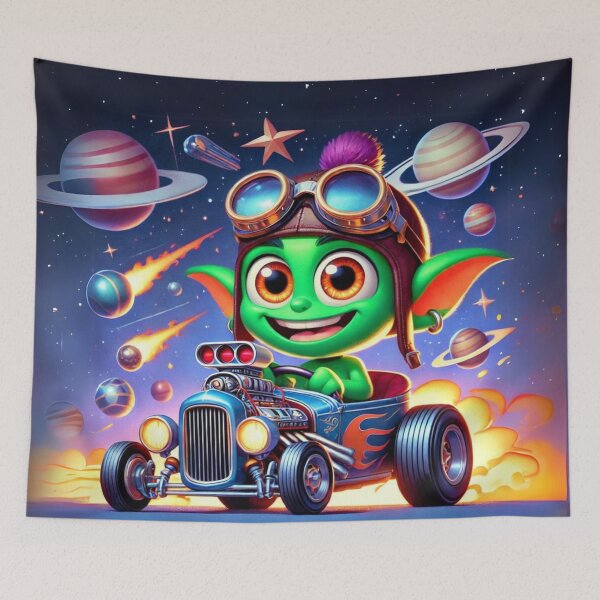Item preview, Galactic Goblin Racer designed and sold by Sillytoe.