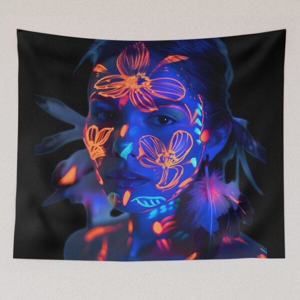 Item preview, Neon Heritage: A Tribal Glow designed and sold by AI-Only Creations.