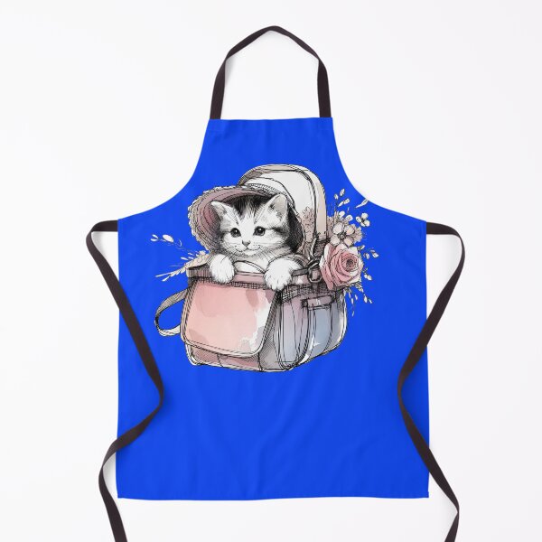 Item preview, Adorable Cat in Baby Carrier Sketch, designed and sold by PaintMeWorld.