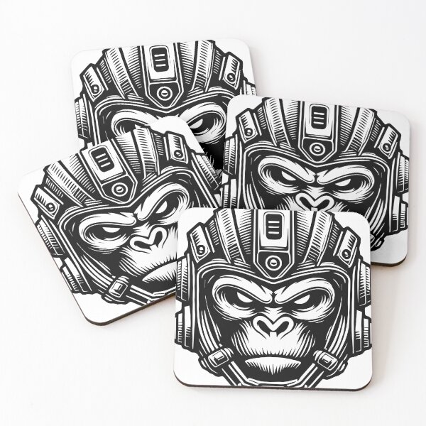 Item preview, angry monkey designed and sold by badbug.