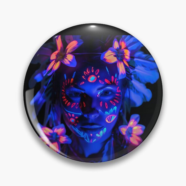 Item preview, Illuminated Traditions: Neon Tribal Art designed and sold by AI-Only Creations.