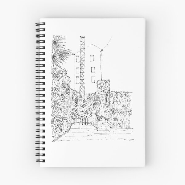 Item preview, Plant wall Bordeaux hand drawing architecture black and white monochrome sketch architectural drawing designed and sold by junyangcaidraw.