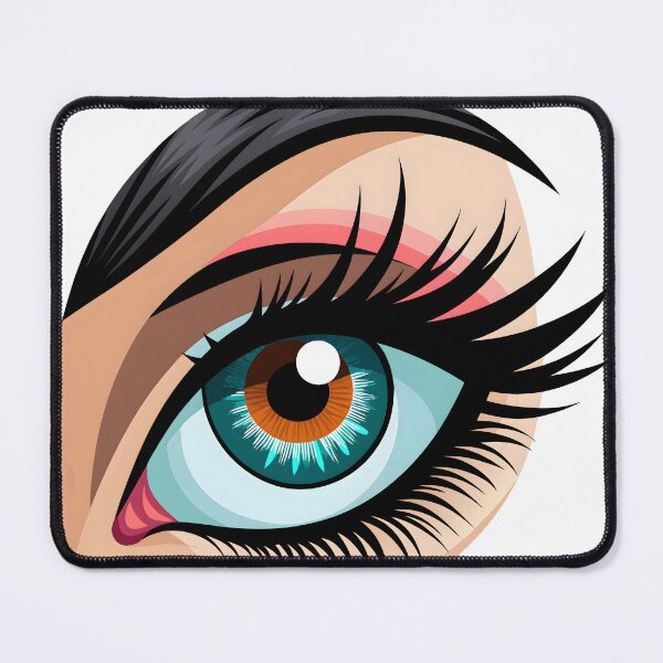 Item preview, Detailed Human Eye Illustration Colorful Eyelash Iris Pupil Artistic  designed and sold by Rostislav Bouda.
