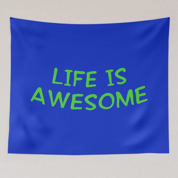 Item preview, life is awesome designed and sold by KOKOTART.