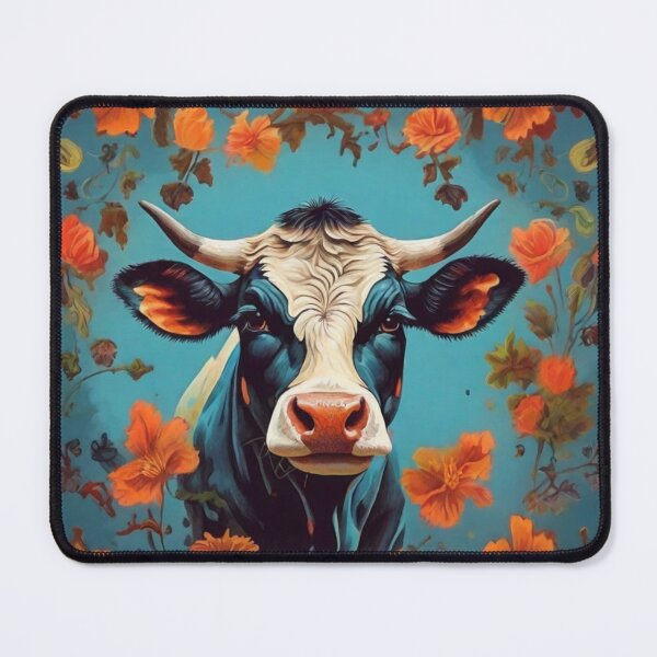 Item preview, Cool Cow Art - Floral Cow Design designed and sold by TGAL2.