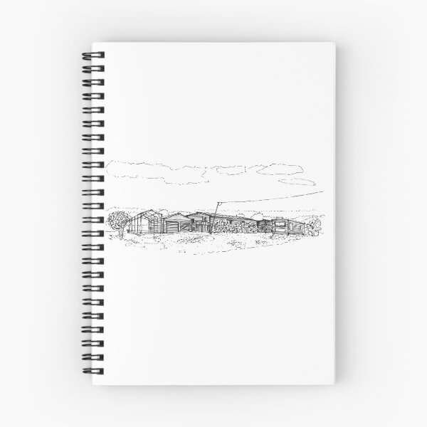 Item preview, House and garage hand drawing architecture black and white monochrome architectural drawing designed and sold by junyangcaidraw.