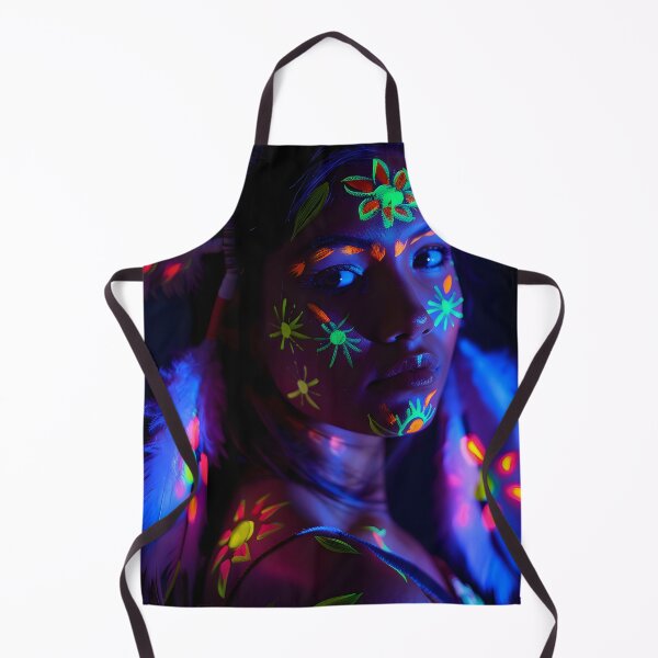 Item preview, Radiant Ancestry: Neon Tribal Beauty designed and sold by AI-Only Creations.