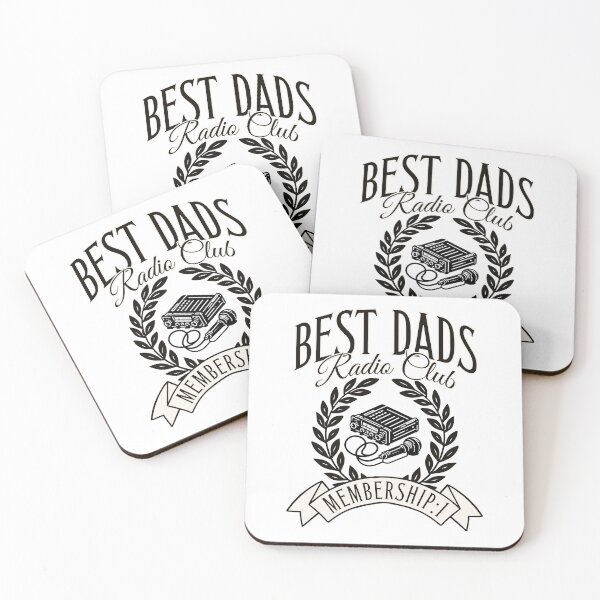Item preview, Best Dads Radio Club Cool Gifts For Amateur Radio Lovers Ham Radio Radio Operator designed and sold by Waves-of-Art.