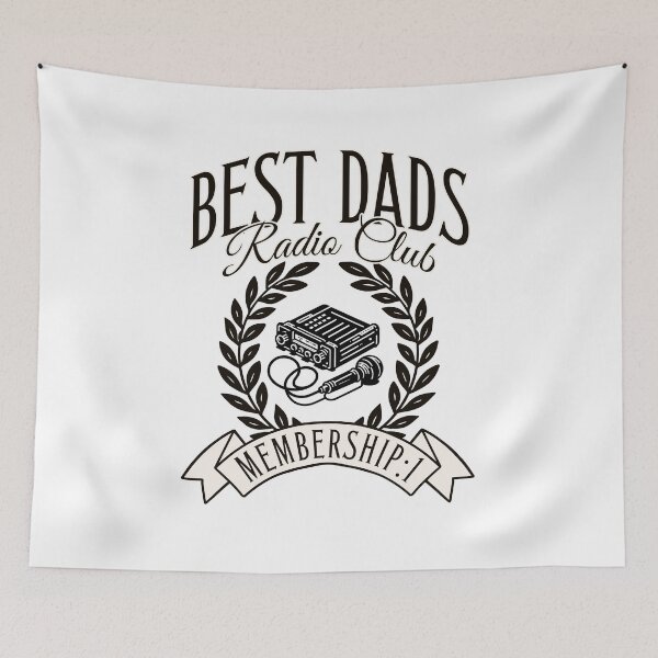 Item preview, Best Dads Radio Club Cool Gifts For Amateur Radio Lovers Ham Radio Radio Operator designed and sold by Waves-of-Art.