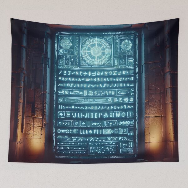 Item preview, Ancient Tech: The Glowing Glyph Porta designed and sold by aminz4.