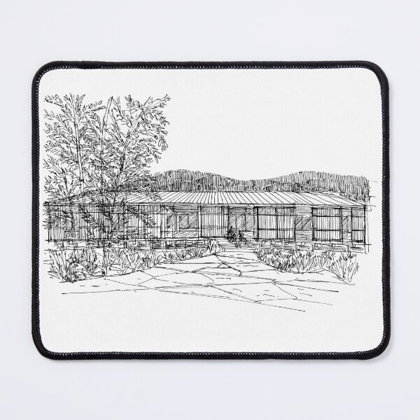 Item preview, asian style house hand drawing architecture black and white monochrome architectural drawing designed and sold by junyangcaidraw.
