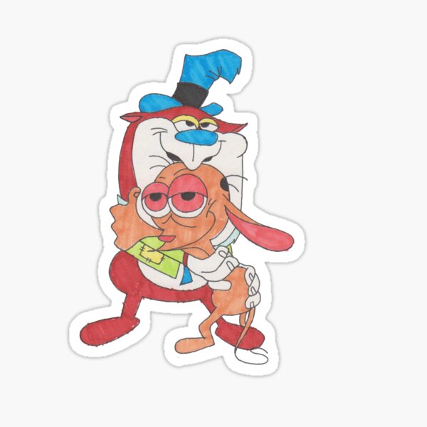 Ren And Stimpy Stickers | Redbubble