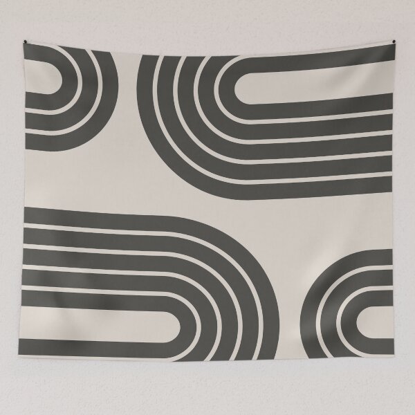 Item preview, Bold Black Lines Pattern 153 designed and sold by Szafranscy Art Studio.