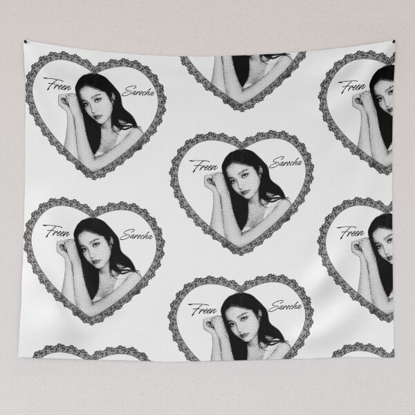 Item preview, Freen sarocha halftone heart  designed and sold by Shopthestan.