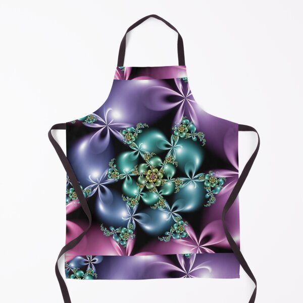Item preview, Metallic Pastel Floral Fractal Spiral designed and sold by pinkal.