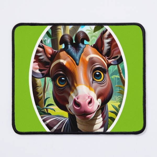 Item preview, Cute African Okapi In The Jungle designed and sold by TheArtOfPat.