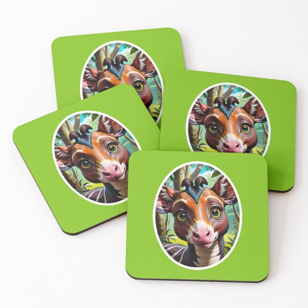 Item preview, Cute African Okapi In The Jungle designed and sold by TheArtOfPat.