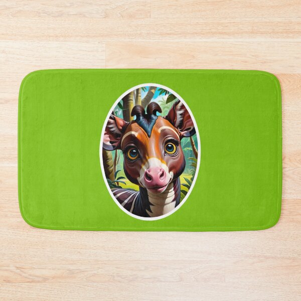 Item preview, Cute African Okapi In The Jungle designed and sold by TheArtOfPat.