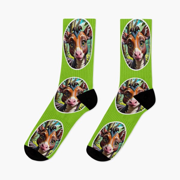 Item preview, Cute African Okapi In The Jungle designed and sold by TheArtOfPat.