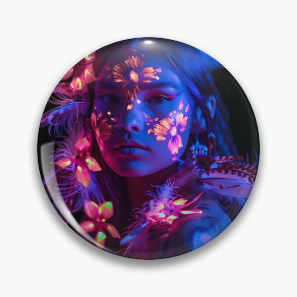 Item preview, Electric Heritage: Neon Tribal Splendor designed and sold by AI-Only Creations.