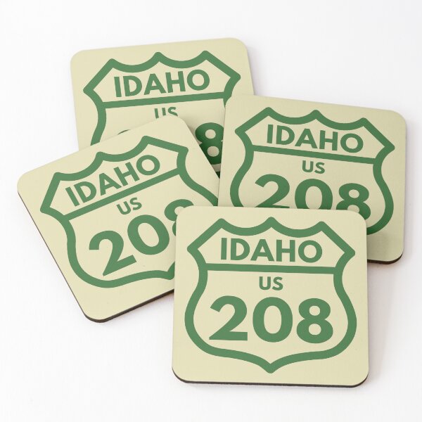 Item preview,  Idaho 208 (Interstate Sign Design) 03a Green designed and sold by Gilby-Designs.