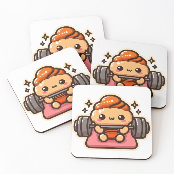 Item preview, Kawaii Cute Gym Snack designed and sold by ArtKae.