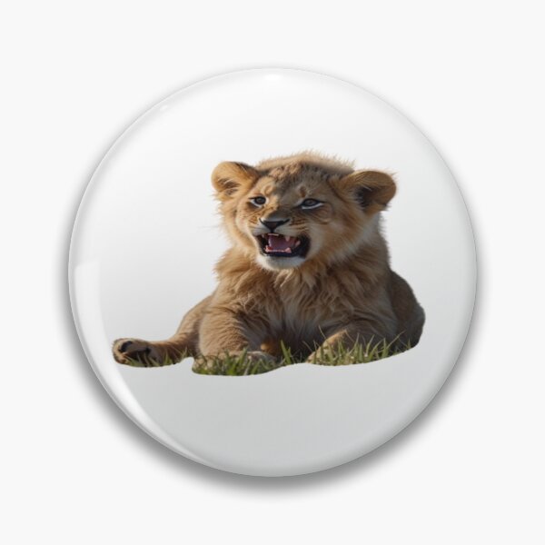 Item preview, "Adorable Lion Cub: The Tiny King of the Jungle" designed and sold by merve02shop.