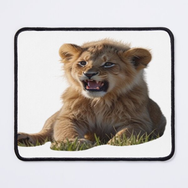Item preview, "Adorable Lion Cub: The Tiny King of the Jungle" designed and sold by merve02shop.