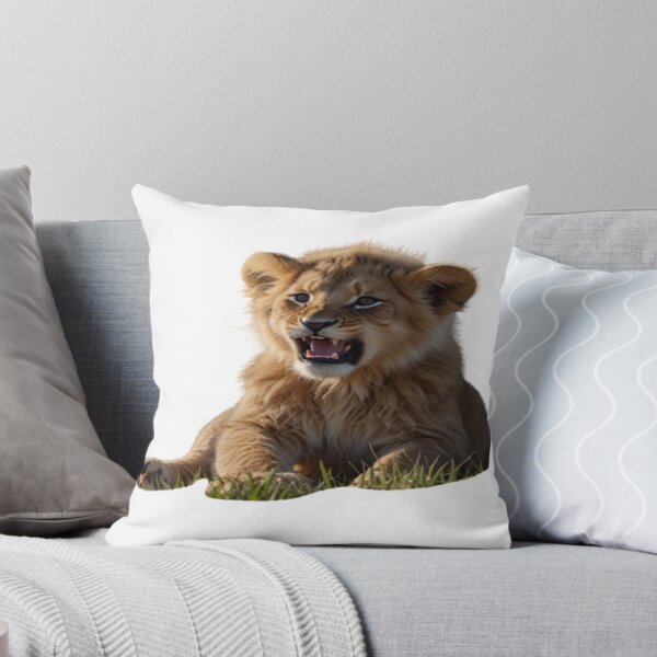 Item preview, "Adorable Lion Cub: The Tiny King of the Jungle" designed and sold by merve02shop.