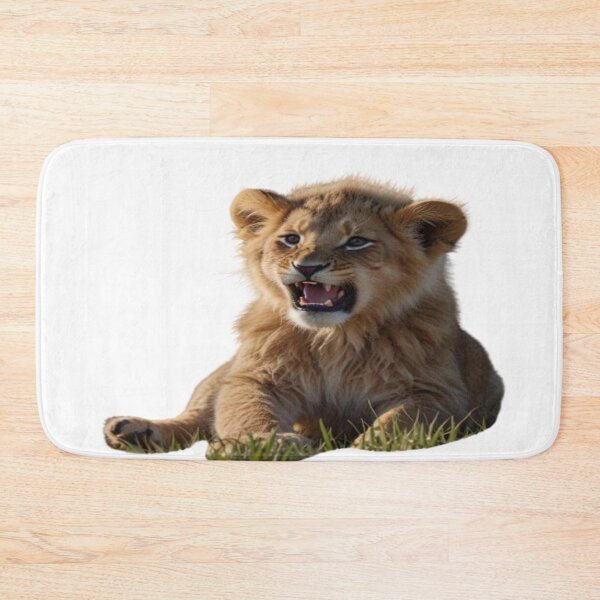 Item preview, "Adorable Lion Cub: The Tiny King of the Jungle" designed and sold by merve02shop.