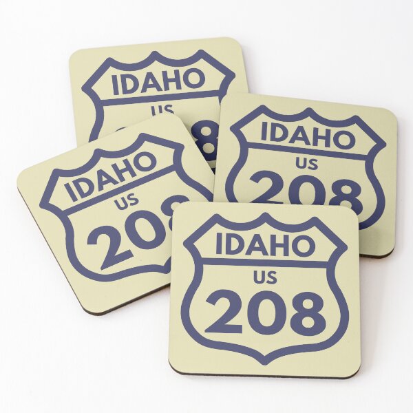 Item preview,  Idaho 208 (Interstate Sign Design) 03b Blue designed and sold by Gilby-Designs.