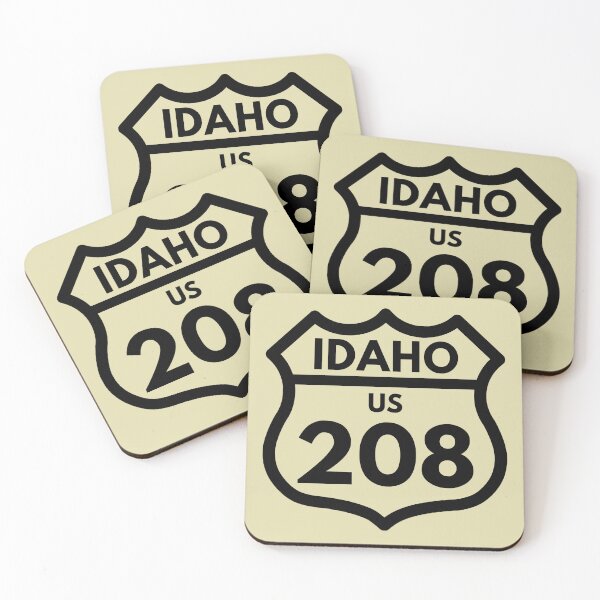 Item preview,  Idaho 208 (Interstate Sign Design) 03c Black designed and sold by Gilby-Designs.