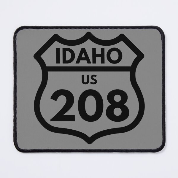 Item preview, Idaho 208 (Interstate Sign Design) 03c Black designed and sold by Gilby-Designs.