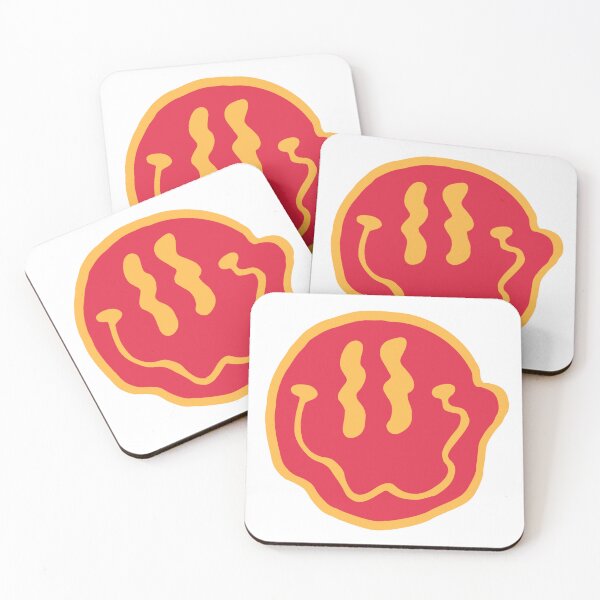Item preview, red yellow smiley face designed and sold by lunathestudio.
