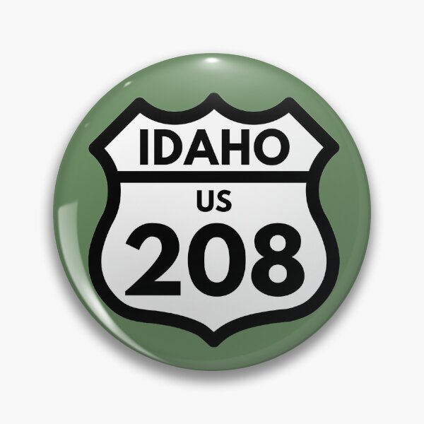 Artikelvorschau, Idaho 208 (Interstate-Schild-Design) 03e Aufkleber entworfen und verkauft von Gilby-Designs.