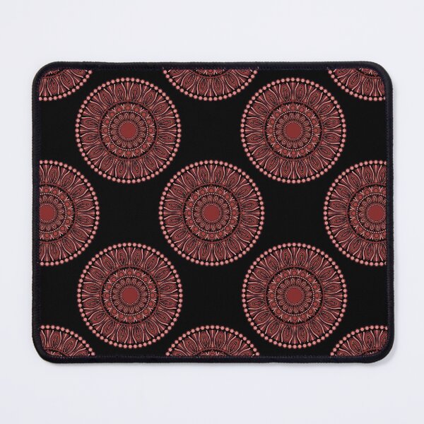 Item preview, Fashion Week Cabernet Coral Whirl Polka Dots Mandala designed and sold by Triplicate Limited.