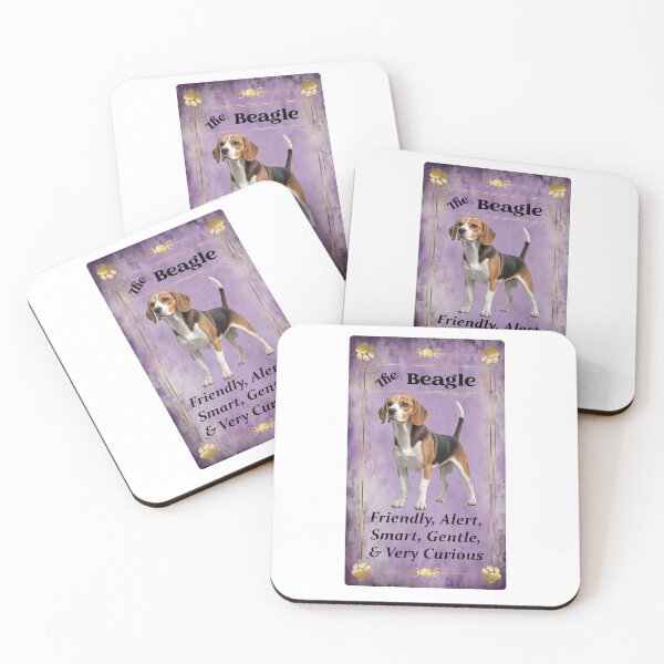 Item preview, Beagle Tarot Card purple background designed and sold by hotfromaz.